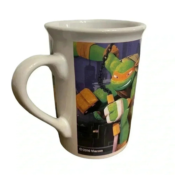 TMNT 2016 Viacom Teenage Mutant Ninja Turtles 8oz Coffee Tea Mug - Picture 6 of 9